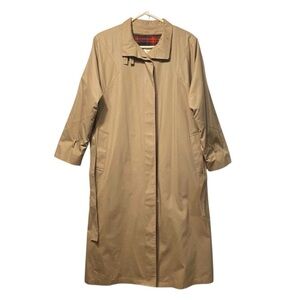 London Fog Vintage Trench Coat Beige Women’s 8 R USA